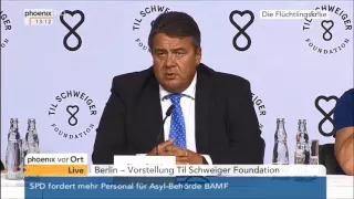 Till Schweiger Foundation und Waffenexporteur Sigmar Gabriel (SPD)