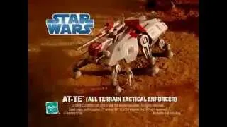 Star Wars - AT-TE - Clone Wars - TV Toy Commercial - TV Spot - TV Ad - Hasbro