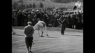 American Golfer Bobby Jones Wins Grand Slam 1930