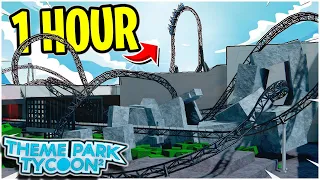 Can I Build *VELOCICOASTER* In 1 HOUR?! (Theme Park Tycoon 2)