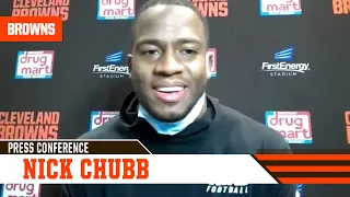 Nick Chubb Postgame Press Conference vs. Texans | Cleveland Browns