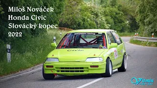 Miloš Nováček - Honda Civic - 24° Slovácký kopec 2022 - XII. Memoriál Stanislava Firtla - MHCC