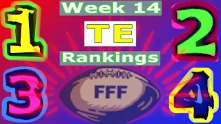 2022 Fantasy Football | Week 14 TE Rankings! | Tight End Start/Sit Lineup Decisions
