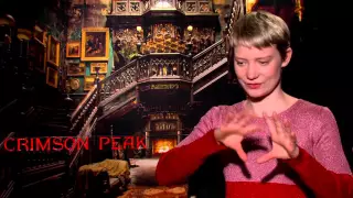 Crimson Peak: Mia Wasikowska "Edith Cushing" Official Movie Interview | ScreenSlam