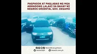 Pagpasok ng mga armadong lalaki sa bahay ni Negros Oriental Gov. Degamo