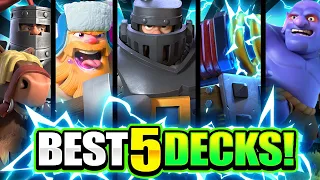 TOP 5 CLASH ROYALE STRONGEST DECKS for NOVEMBER 2021! (No Champions!) 🏆