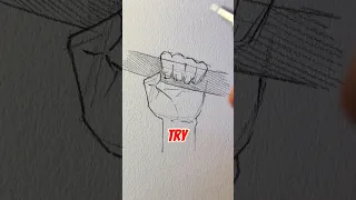 Draw hand holding something like this 😉 || Jmarron