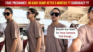 Pregnant Deepika Padukone Rudely Hits Camera After No Baby Bump Shown In 5th Month Pregnancy