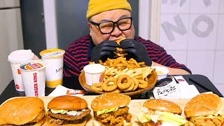 Korean Top 5 Brand Buger Mukbang Eatingshow