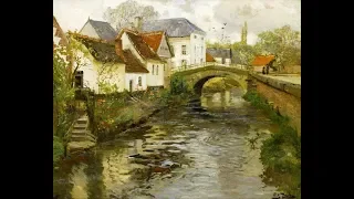 Frits Thaulow (1847-1906) Norwegian painter ✽ Edvard Grieg / The last spring