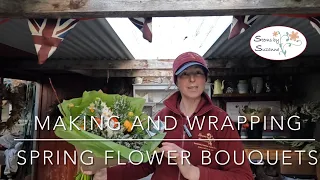Making and Wrapping Spring Flower Bouquets// Stems by Suzanne Cut Flower Farm 🌸