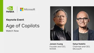 NVIDIA CEO Jensen Huang at Microsoft Ignite 2023