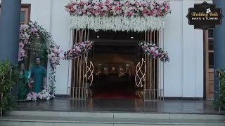 wedding stage decoration kochi st micheals parish hall chembumukk  booknow : 9895577750  9746266957