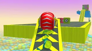 Action Balls: Gyrosphere Race SpeedRun Gameplay Level 987 to 988