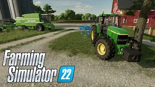 Starting a new farm on ElmCreek - Farming Simulator 2022 Timelapse