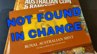 1986 Royal Australian Mint Year Set - Low Mintage Coins