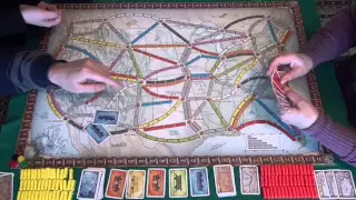 Ticket to Ride - играем в настольную игру, board game