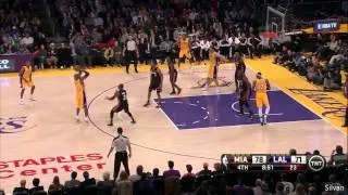 Kobe Bryant 22 Points vs Miami Heat - 17/01/2013