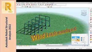 Wind Loads according to EC using Autodesk Robot