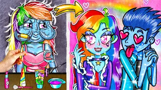 MY LITTLE PONY Rainbow Dash EXTREME Makeover Get A Happy Ending With Soarin ❤️‍ Love Story Animated