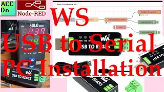 Waveshare WS USB to Serial PC Installation