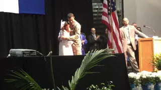 Miami East High School Graduation Military Surprise