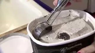 Easy way to scoop ice cream