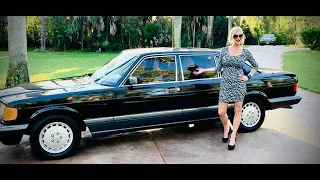 UNBELIEVABLE W126! A 1991 Mercedes-Benz 420SEL! Review w/MaryAnn! For Sale by AutoHausNaples.com