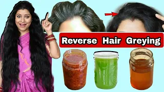 Use These Remedies To Reverse Premature Hair Greying:White Hair To Black सफेद बालों को काला बनायें