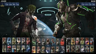 Joker vs Bane Said Injustice 2