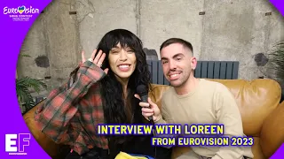 Interview with Loreen (Eurovision Sweden 2023) | Eurovisionfun