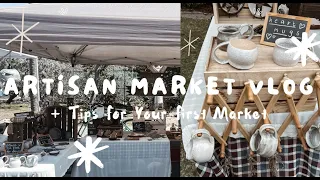 Art Market Vlog + Tips For your First Craft Show | Bug Ceramics