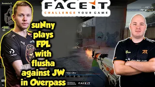 suNny plays FPL with flusha vs JW in Overpass