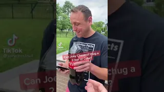 How Long Will It Take Joey Chestnut To Drink Two Litters Of Coke