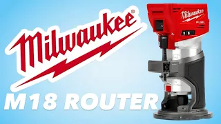 Milwaukee M18 Trim Router and Plunge Base Tool review