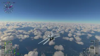 Testing Sonic Boom physics in MSFS