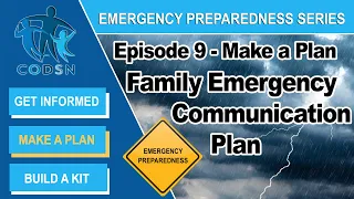 Family Emergency Communication Plan | CODSN Emergency Preparedness