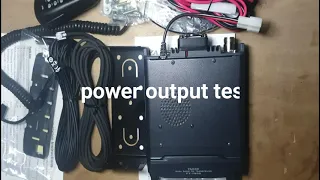 YAESU FT-7900 unboxing and power output test