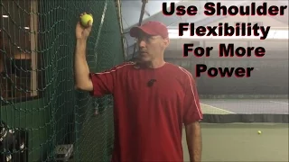 Effortless power from shoulder flexibility