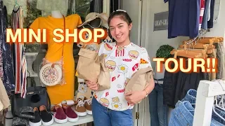 A DAY IN MY LIFE AS AN ONLINE SELLER + MY MINI SHOP TOUR!