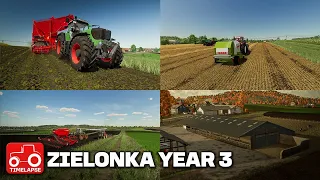 YEAR THREE IN FULL!! FS22 Timelapse Zielonka Year 3 Supercut  Ep 12-19