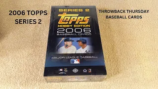Throwback Thursday Baseball Cards #33:  2006 Topps Series 2 - Justin Verlander RC?