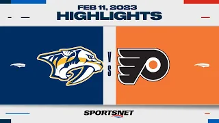 NHL Highlights | Predators vs. Flyers - February 11, 2023