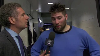 Maroon emotional as son watches him score in hometown