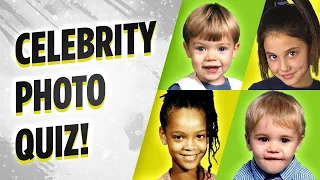 Guess the Celebrity - Childhood Photo Quiz!