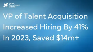 VP of Talent Acquisition Increased Hiring By 41% In 2023, Saved $14m+ (Peace Health, OR)