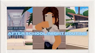 My after school/night routine! | Roblox Berry Ave | Armenta eSports