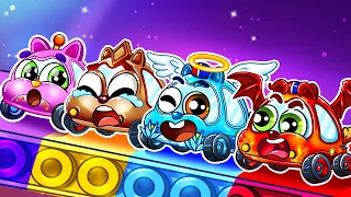 Yes! How Was Elements Baby Born? 🌈Baby Factory Song🚓🚌🚑🚗+More Nursery Rhymes by BabyCars
