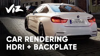 Rendering a car with HDRI and backplate - 3Ds Max + FStorm