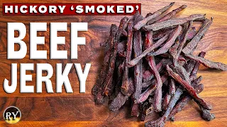 Hickory 'Smoked' Beef Jerky In The Oven - Trying Out A New Seasoning For Jerky